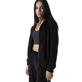 Giacca Donna Everlast Sportswear Velluto Nero | NonSoloSport