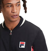 Felpa Uomo Fila Settanta Nero Rosso | NonSoloSport
