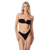 Costume Bikini Donna F**K Fascia V Nero | NonSoloSport