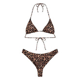 Costume Bikini Donna F**K Leopard | NonSoloSport