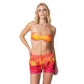 Shorts Donna F**K Fantasia Arancione | NonSoloSport