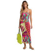 Vestito Donna F**K Bandeira Multicolor | NonSoloSport
