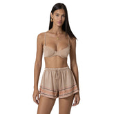 Shorts Donna F**K Tijuca Beige | NonSoloSport