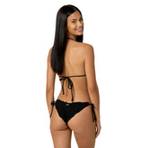 Costume Bikini Donna F**K Shine Up Nero | NonSoloSport