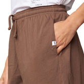 Shorts Donna Gfc Gallery Fluido Light Caffè | NonSoloSport