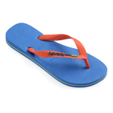 Ciabatta Infradito Uomo Havaianas Brasil Logo Blu Arancione | NonSoloSport