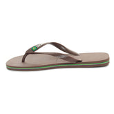 Ciabatta Uomo Havaianas Brasil Logo Marrone | NonSoloSport