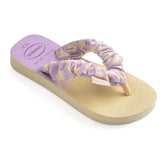 Ciabatta Infradito Bambino Havaianas Fluffy Beige Lilla | NonSoloSport