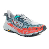 Scarpa da Trail Running Donna Hoka Speedgoat 6 Grigio Rosso | NonSoloSport
