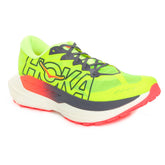 Scarpa da Trail Running Uomo Hoka Rocket X Trail Lime Rosso | NonSoloSport