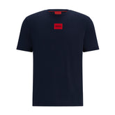 T-Shirt Uomo Hugo Logo Box Blu | NonSoloSport