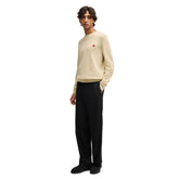 Maglione Uomo Hugo San Cassius Beige | NonSoloSport