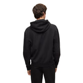Hugo Felpa Small Logo Linear Uomo Nero | NonSoloSport