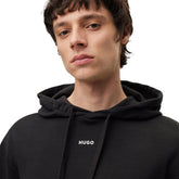 Hugo Felpa Small Logo Linear Uomo Nero | NonSoloSport