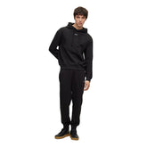Hugo Felpa Small Logo Linear Uomo Nero | NonSoloSport