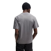 T-Shirt Uomo Hugo Relaxed Logo Stampa Grigio | NonSoloSport