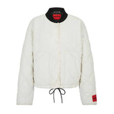 Hugo Giubbetto Corto Relaxed Fit Donna Bianco | NonSoloSport