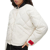 Hugo Giubbetto Corto Relaxed Fit Donna Bianco | NonSoloSport