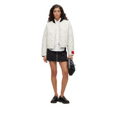 Hugo Giubbetto Corto Relaxed Fit Donna Bianco | NonSoloSport