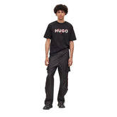 Hugo T-Shirt Logo Signature Uomo Nero | NonSoloSport