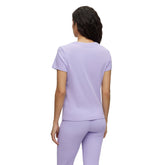 Hugo T-Shirt Logo Verticale Donna Lilla | NonSoloSport