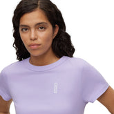 Hugo T-Shirt Logo Verticale Donna Lilla | NonSoloSport