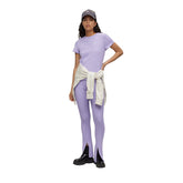 Hugo T-Shirt Logo Verticale Donna Lilla | NonSoloSport