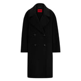 Cappotto Donna Hugo Boss Malinete Nero | NonSoloSport