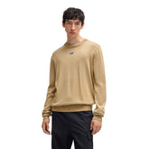 Maglione Uomo Hugo Logo Beige | NonSoloSport
