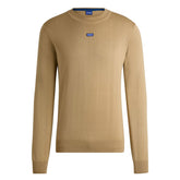 Maglione Uomo Hugo Logo Beige | NonSoloSport