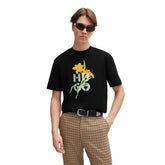 T-Shirt Uomo Hugo Logo Box Nero | NonSoloSport