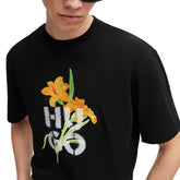 T-Shirt Uomo Hugo Logo Box Nero | NonSoloSport