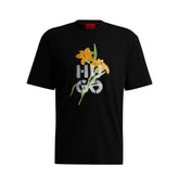 T-Shirt Uomo Hugo Logo Box Nero | NonSoloSport