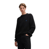 Maglione Uomo Hugo Logo Nero | NonSoloSport