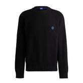 Maglione Uomo Hugo Logo Nero | NonSoloSport