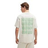 T-Shirt Uomo Hugo Diqitee Bianco | NonSoloSport