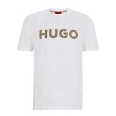 T-Shirt Uomo Hugo Logo Back Bianco | NonSoloSport