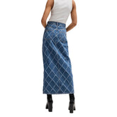 Gonna Donna Hugo Denim Rigido Blu | NonSoloSport