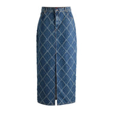 Gonna Donna Hugo Denim Rigido Blu | NonSoloSport
