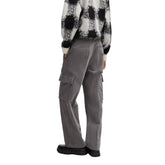 Pantaloni Cargo Uomo Hugo Velluto Grigio | NonSoloSport