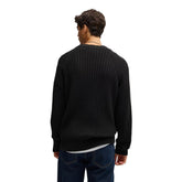 Maglione Uomo Hugo a Coste Nero | NonSoloSport