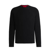 Maglione Uomo Hugo a Coste Nero | NonSoloSport