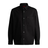 Camicia Uomo Hugo Denim Nero | NonSoloSport