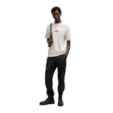 T-Shirt Uomo Hugo Back Logo Bianco | NonSoloSport