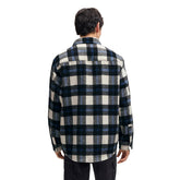 Camicia Uomo Hugo Quadri Bianco Blu | NonSoloSport