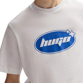 T-Shirt Uomo Hugo Logo Stagione Bianco | NonSoloSport