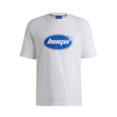 T-Shirt Uomo Hugo Logo Stagione Bianco | NonSoloSport