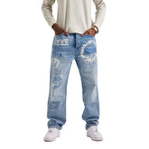 Jeans Uomo Hugo Baggy Custom Blu | NonSoloSport