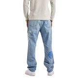 Jeans Uomo Hugo Baggy Custom Blu | NonSoloSport