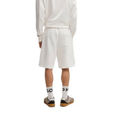 Shorts Uomo Hugo Logo Ricamo Bianco | NonSoloSport